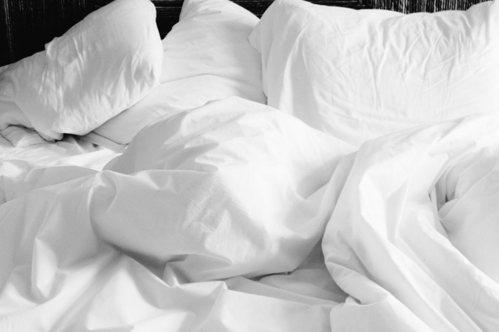 White hotel sheets with smooth crisp finish for hotels and accommodation