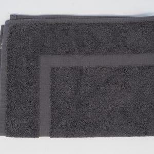 Charcoal grey commercial towel for hotels and resorts