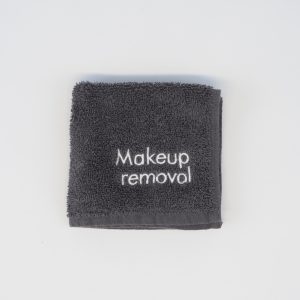 Charcoal grey commercial towel for hotels and resorts
