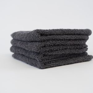 Charcoal grey commercial towel for hotels and resorts