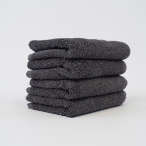 Charcoal grey commercial towel for hotels and resorts