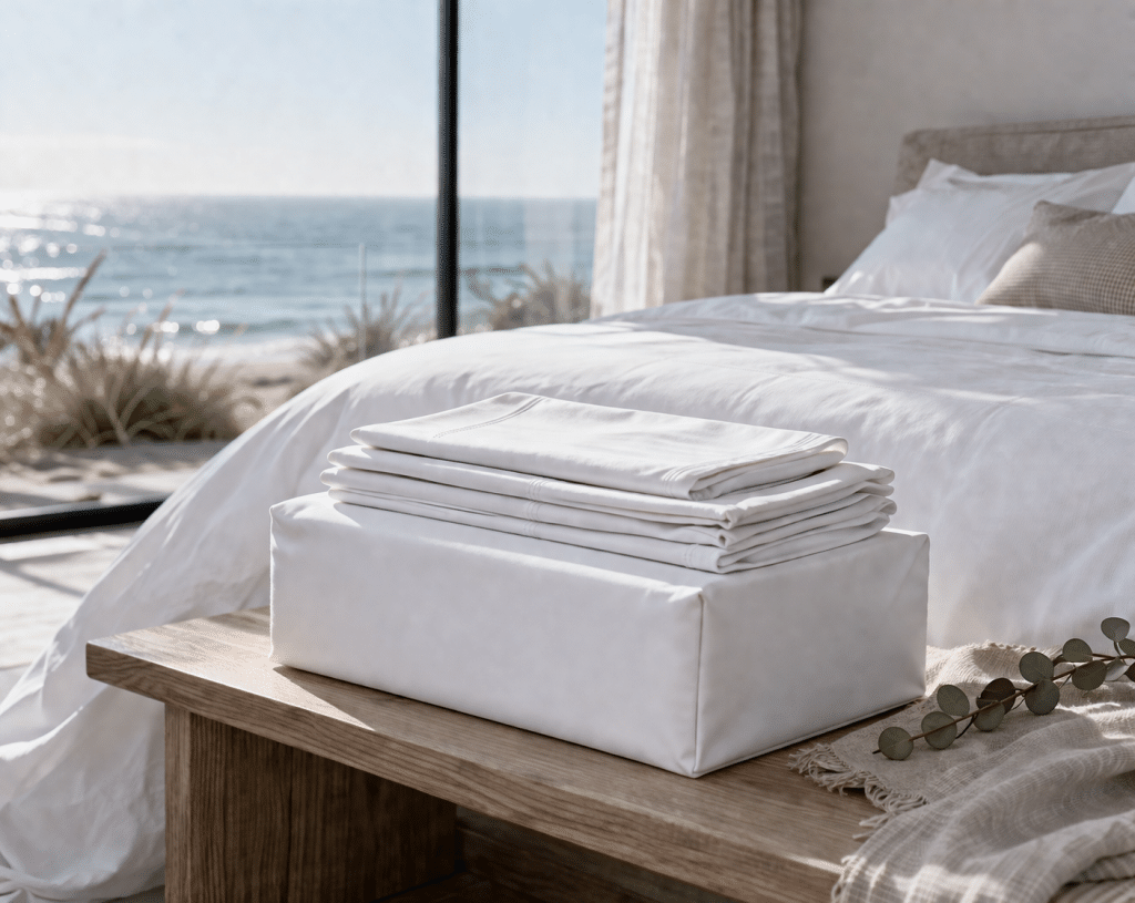 Luxury sheeting set white hotel commercial