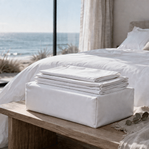 Luxury sheeting set white hotel commercial