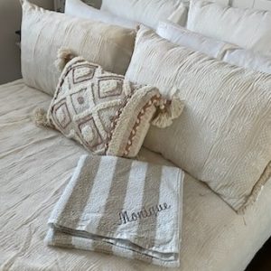 Commercial pool towel for hotels, resorts, and leisure facilities