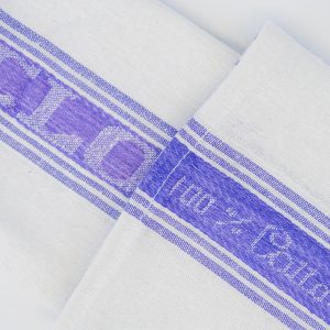 Commercial glass cloth for polishing and drying glassware in hospitality