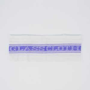 Commercial glass cloth for polishing and drying glassware in hospitality