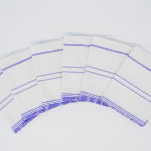 Commercial glass cloth for polishing and drying glassware in hospitality