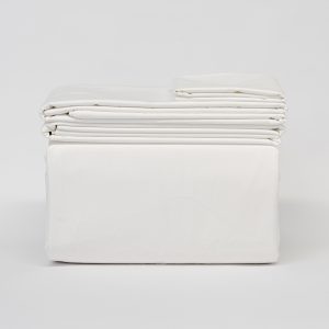 Luxury cotton-rich white hotel sheets for premium comfort