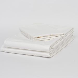 Luxury cotton-rich white hotel sheets for premium comfort