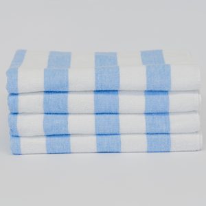 Commercial pool towel for hotels, resorts, and leisure facilities