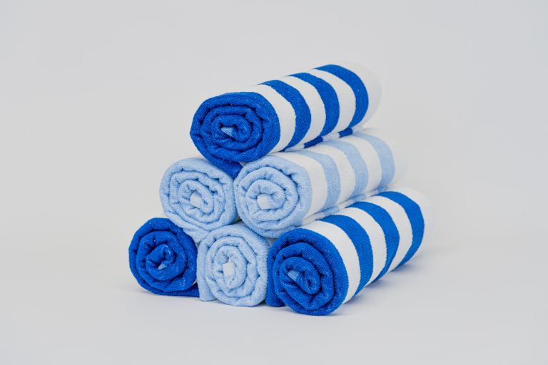 Commercial pool towel for hotels, resorts, and leisure facilities