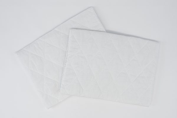 Quilted pillow protector with zipper for hotels and accommodation
