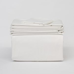 Luxury cotton-rich white hotel sheets for premium comfort