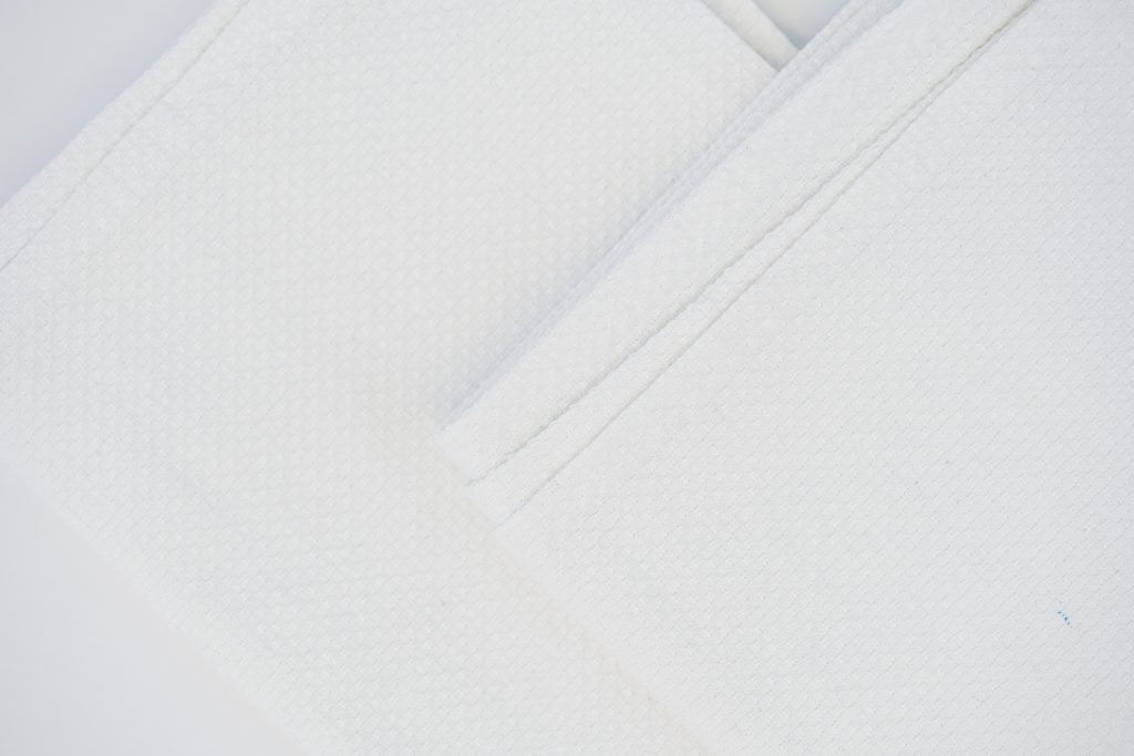 White huck towel for commercial kitchens and hospitality use