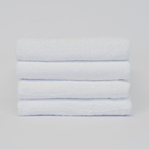 Luxurious extra thick white hotel towel for boutique and commercial use