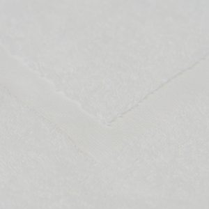 Plush commercial white towel for hotels and guest rooms