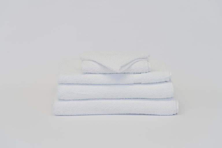 Plush commercial white towel for hotels and guest rooms