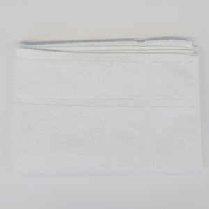 Luxurious extra thick white hotel towel for boutique and commercial use