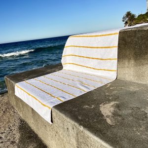Commercial beach towel for hotels, resorts, and leisure facilities