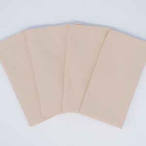 Beige hotel serviette for restaurants, cafés, and hospitality use