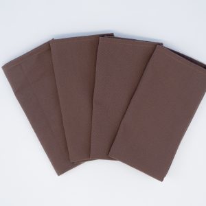 Brown hotel serviette for restaurants, cafés, and hospitality use