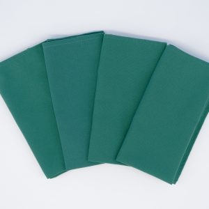 Forest green hotel serviette for restaurants, cafés, and hospitality use