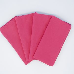 Magenta hotel serviette for restaurants, cafés, and hospitality use