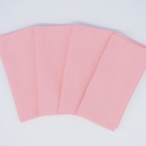 Pink hotel serviette for restaurants, cafés, and hospitality use