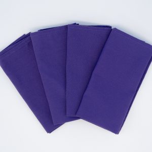 Purple hotel serviette for restaurants, cafés, and hospitality use