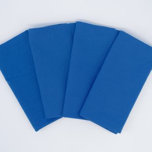 Royal blue hotel serviette for restaurants, cafés, and hospitality use