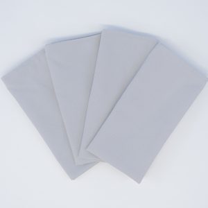 Grey hotel serviette for restaurants, cafés, and hospitality use