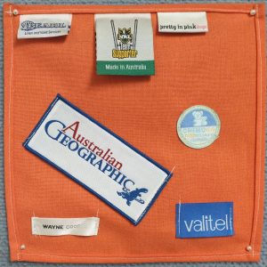 Custom textile labels for hospitality and commercial linen
